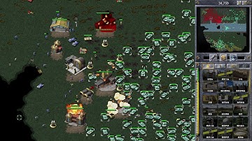 Red Alert Remastered-AI-Boost Mod-Random+Hard AI VS 6 Hard AI "Bong