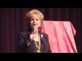 Debbie Reynolds at Singin in the Rain in Omaha, Nov, 2010