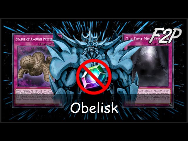 EASY OBELISK SUMMON - No Gem Trap Monster Deck [Yu-Gi-Oh! Duel Links] -  YouTube