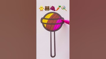 Satisfying emoji mixing 🐥🐻🍇🥕🍭#youtubeshorts #viral