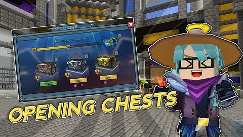 Opening 5 golden chests and 1 Diamond chest - Build and shoot