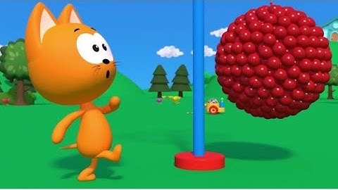 Learn numbers with a balls game - Meow Meow Kote Kitty cartoons for Kids #geming