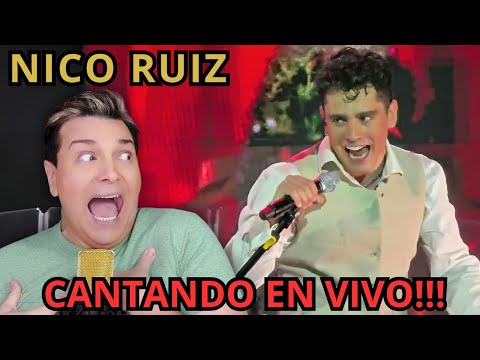 ¡IMPACTANTE! Reacción a NICO RUIZ cantando en VIVO!