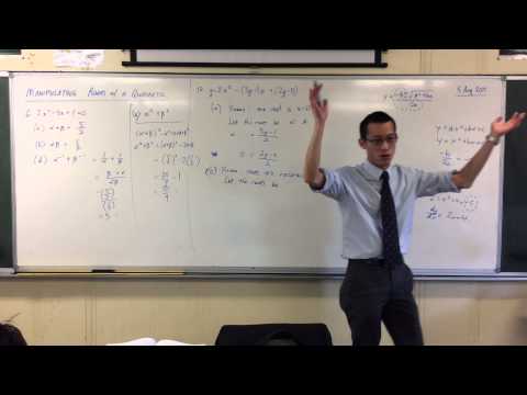 Determining a Quadratic from its Roots