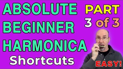 Absolute Harmonica Beginner Shortcuts III: Newbie Songs Approach, Easy Blues Jamming [3 of 3]