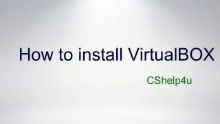 1. How To Install Virtualbox On Ubuntu 16