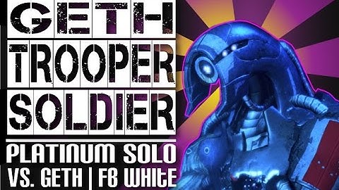 The Hard Truth About the Geth Trooper Soldier on Mass Effect 3 Multiplayer