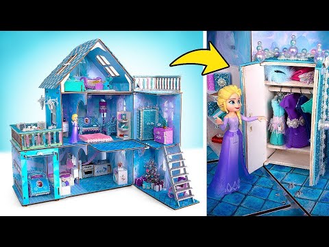 Building NEW House For the Magic Queen ❄️ Glittery Frozen DIY❄️ by Slick Slime Sam's Maker World