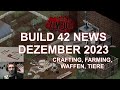 Build 42 News Dezember 2023 Project Zomboid deutsch - Tiere, Waffeneigenschaften, Farming, Crafting
