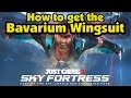Just Cause 3 - How to get the Bavarium Wingsuit - Sky Fortress DLC