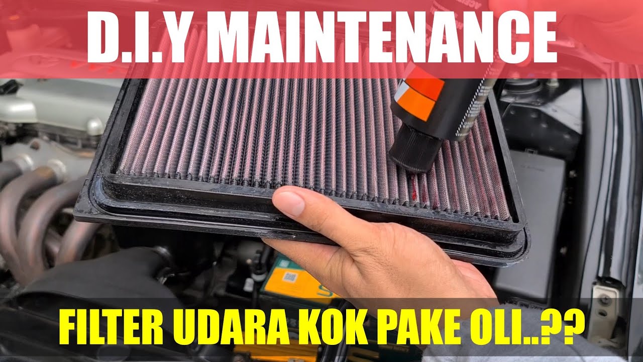 DIY Bagaimana cara membersihkan Filter Udara (Air Filter) Aftermarket YouTube