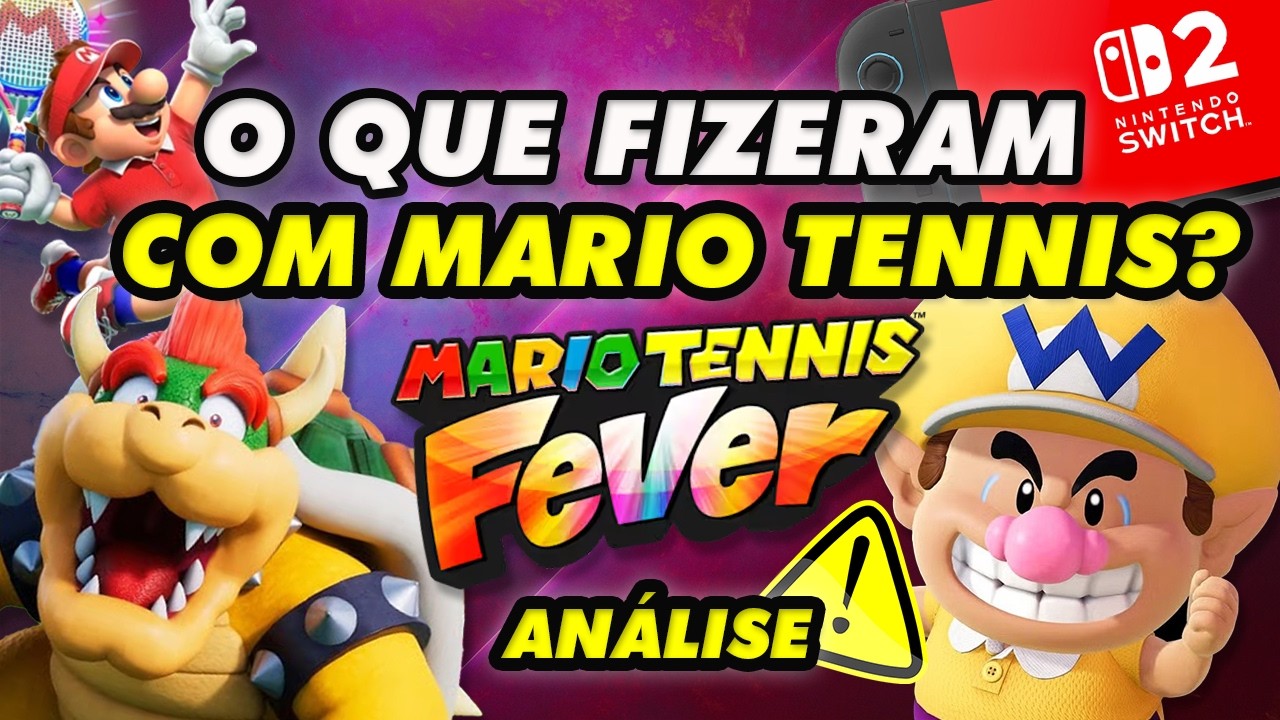 Tudo mudou! O que a Nintendo fez em Mario Tennis Fever? Análise sem Spoilers 🥎