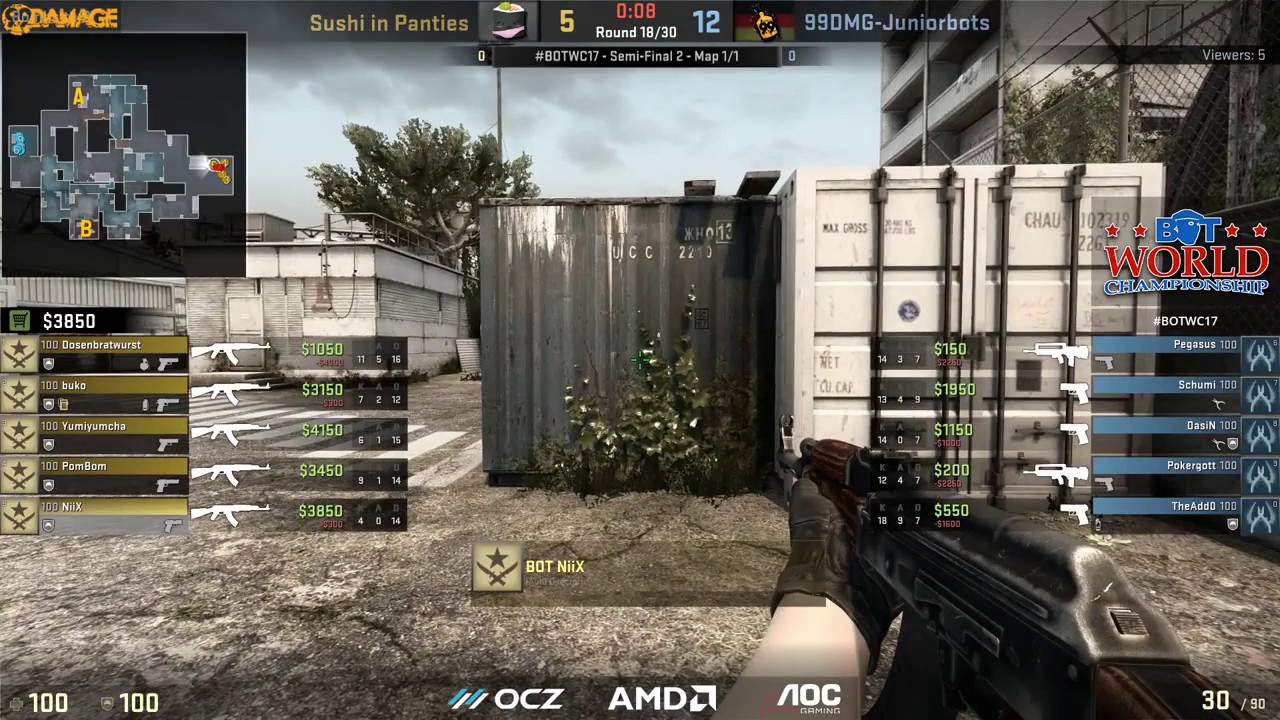 IBUYPOWER INVITATIONAL, SKADOODLE 1v3, BOT WM CSGO Pro Plays, Funny Moments, Clutches