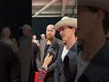 CCMA Awards hosts James Barker Band reflects on Dolly Parton's impact while walking the red carpet.