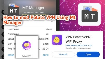 How to mod VPN PotatoVPN - WiFi Proxy || Mt Manager Tutorial Safely 