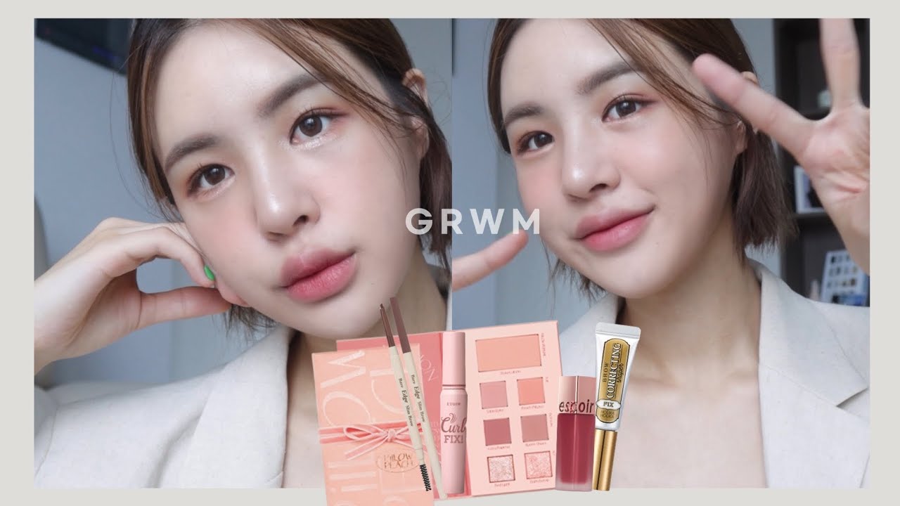 [ENG/JPN] 이사 후 첫 겟레디윗미🍑 핫한 신상템도 잔뜩! (에스쁘아 룩북 필로우피치/에뛰드 베어엣지/홀리카 브로우 쉐이퍼/에스쁘아 카민모브 등) | 재유JEYU