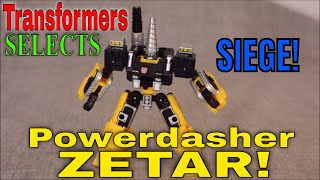 Transformers Selects WFC Siege Powerdasher Zetar - GotBot True Review NUMBER 599