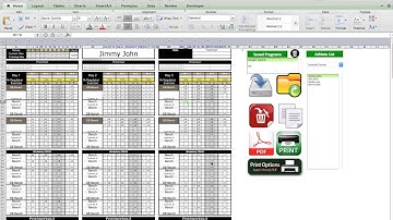 Strength & Conditioning Excel Template - Batch Email