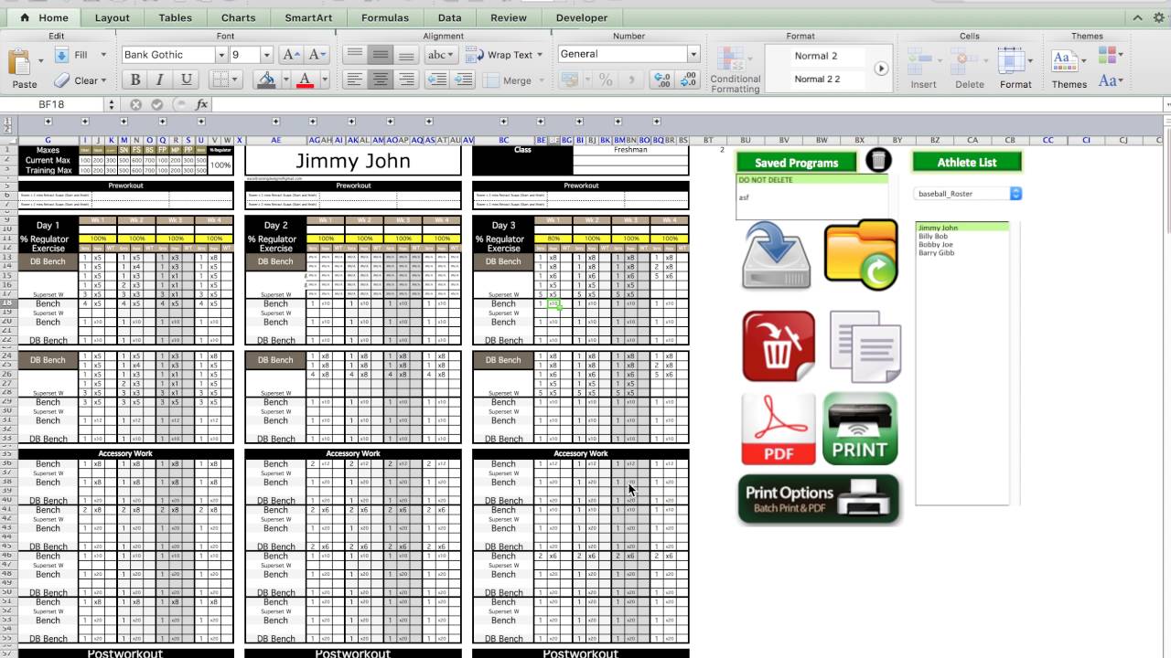 Strength And Conditioning Excel Template from i.ytimg.com