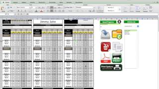 Strength & Conditioning Excel Template - Batch Email