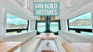 VAN BUILD MISTAKES | 5 van build mistakes to avoid & 5 things to do first in a van build