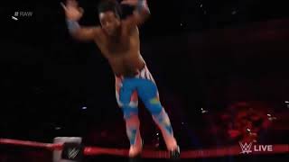 Xavier Woods Elbow Drop