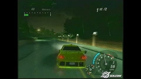 Need for Speed Underground 2 PlayStation 2 Gameplay - In