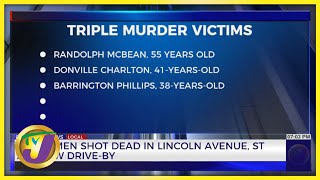 3 men Shot Dead in Lincoln Ave. St Andrew Drive-by | TVJ News - Oct 29 2022