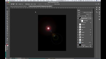 Adding a Lens Flare to a Planet using Photoshop