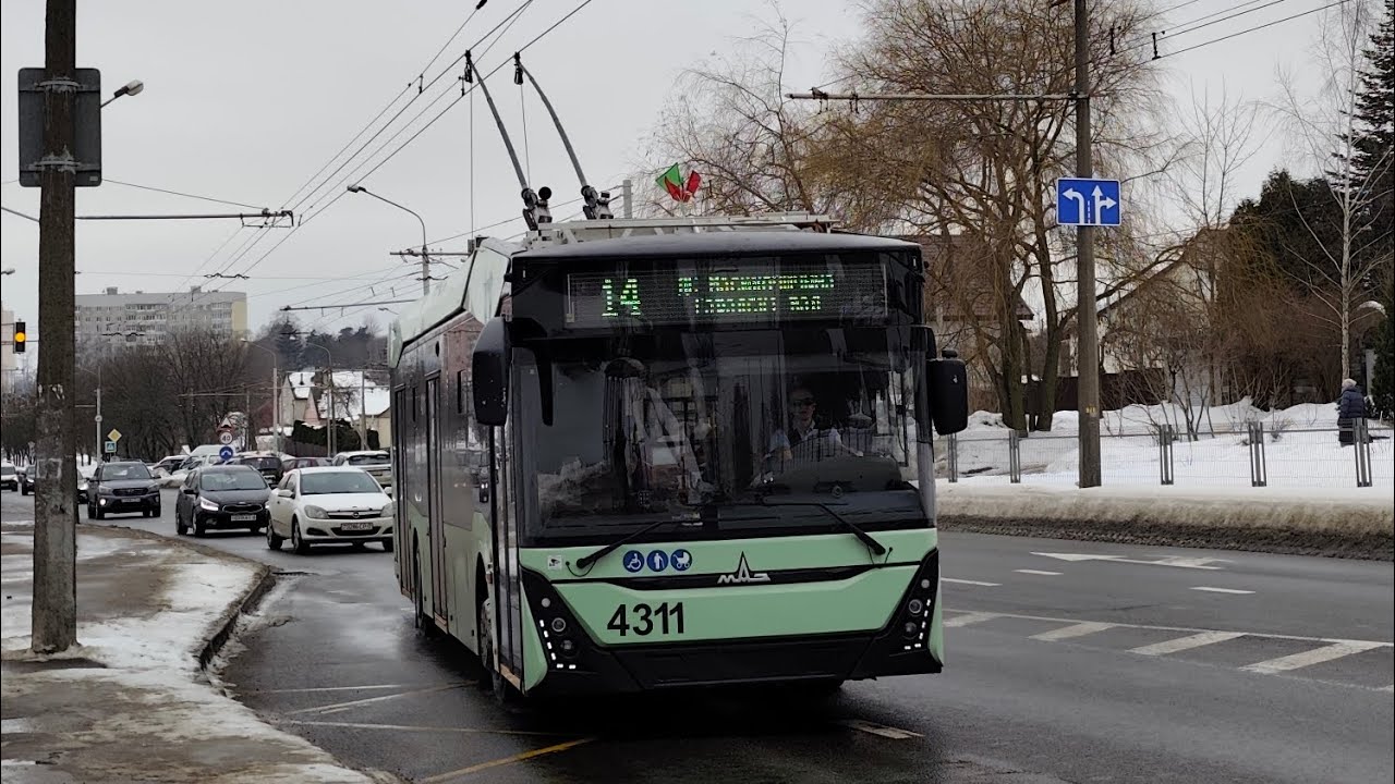 ПОЕЗДКА на МАЗ 303Т20 (БОРТ. 4311) 14 маршрут 