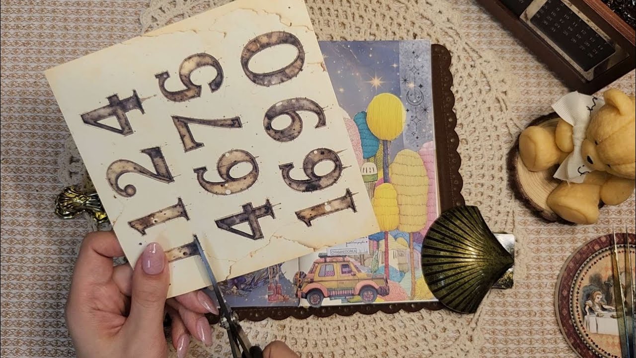 🌠우주야 나랑 노올자 ASMR#scrapbooking#collage#コラージュ