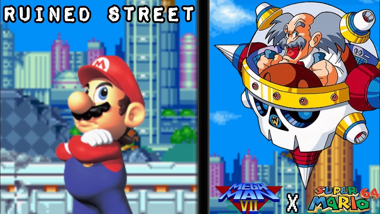 Mega man 7 - ruined street (Mario 64 soundfont)