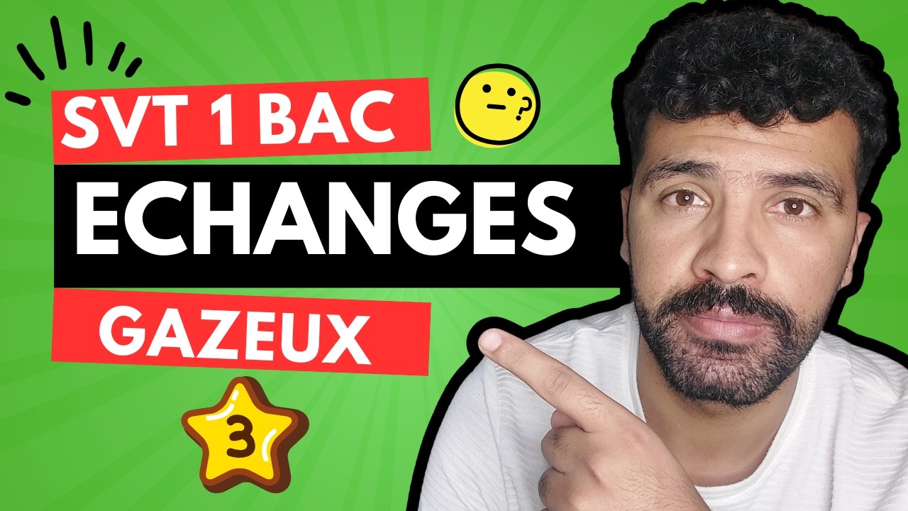 les échanges gazeux chez les plantes chlorophylliens 1 bac 🌲 PARTIE 3