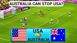 USA vs AUSTRALIA | World Cup 2026 | Group D | eFootball (4K) Gameplay 