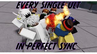 Every Ult In Perfect Sync (ROBLOX Strongest Battlegrounds)