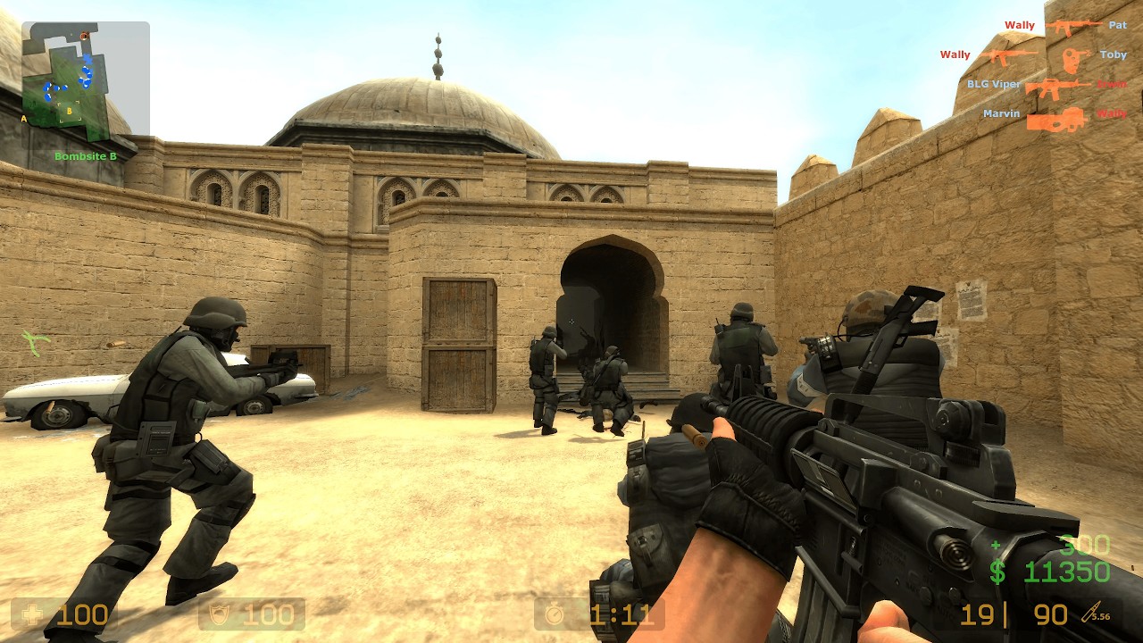 Counter Strike Source - 4K Gameplay - de dust 2