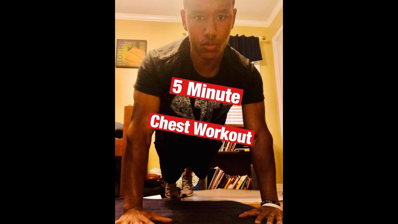 5 Minute Chest Workout - YouTube