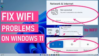 How To Fix Wifi Not Working On Windows 11 | Fix All WiFi Issues