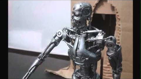 Terminator  T 1000 VS T800 Stop motion