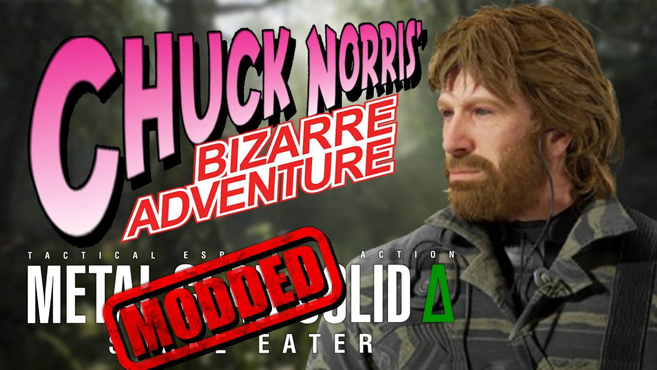 MGS3 with Random Mods! - Chuck Norris' Bizarre Adventure Part 3 (PC) - LIVEofWarr