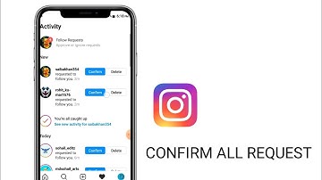 how to confirm all the follow request at 1 click confirm all the follower request at a time 2021