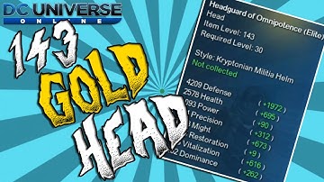 DCUO | I got the 143 Omnipotence Head!