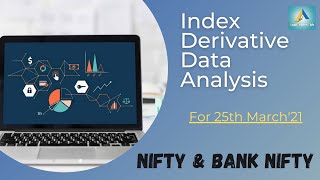 Derivative data Analysis for 25th March 21 | Nifty & Bank Nifty | Index Analysis