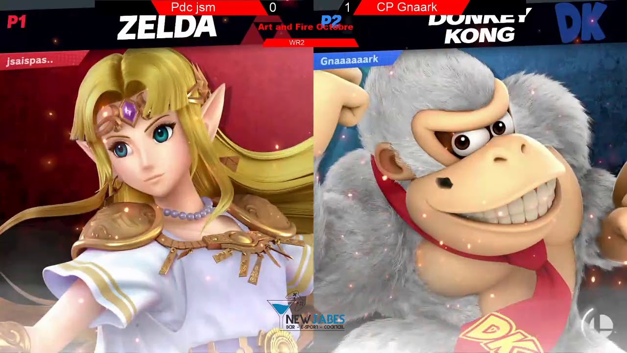 Smash Art and Fire Octobre - Pdc | JSM (Zelda) Vs. Checkpoint | Gnaark (DK) - Winner Round 2
