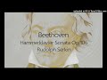 Beethoven: 'Hammerklavier Sonata' in B flat Op 106 ~ Rudolph Serkin