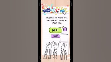 Brain test tricky puzzles level 311 which one is an ice-cream solution or walkthrough