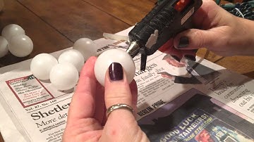 Making Decorative Lights With Ping Pong Balls!