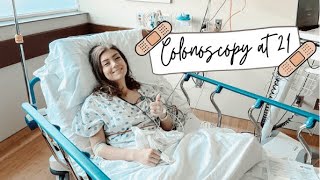 VLOGGING MY COLONOSCOPY EXPERIENCE|| Colonoscopy at 21 + new hair!!
