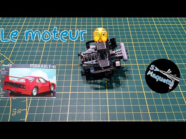 1/24 Revell Ferrari F40 Engine Assembly🫣🫣 - YouTube