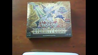 yugioh eternity code booster box opening
